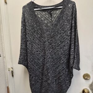 Torrid Charcoal V-Neck Women's Sweater